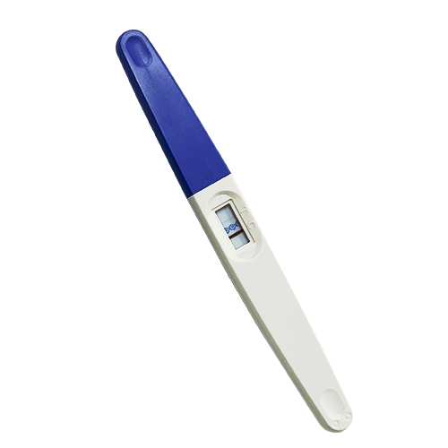 Pregnancy test stick is to detect the presence of hCG, which is produced by the placenta after a fertilized egg implants in the uterus. The level of hCG doubles every 48 hours after conception